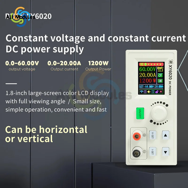 ในสต็อก XY6020 XY6020-W CNC ปรับ DC ขั้นตอนลงแรงดันไฟฟ้า Bench แหล่งจ่ายไฟ Buck Converter 20A 1200W 