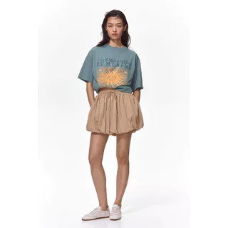 H&M(เอชแอนด์เอ็ม) เสื้อยืดพิมพ์ลายไซส์โอเวอร์ไซส์ ผู้หญิง 1341688_3