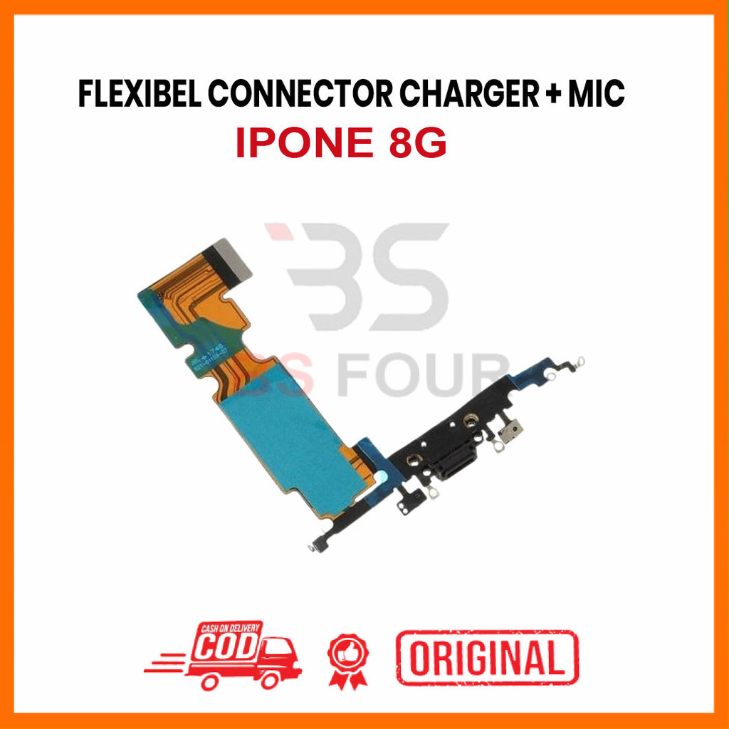 FLEXIBLE CONNECTOR CHARGER IPONE 8G + ไมค์
