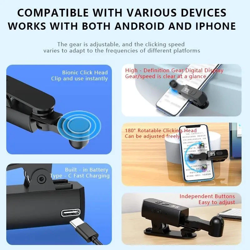 Auto Clicker สำหรับ Smartphone แบตเตอรี่ในตัว thumbnail 7