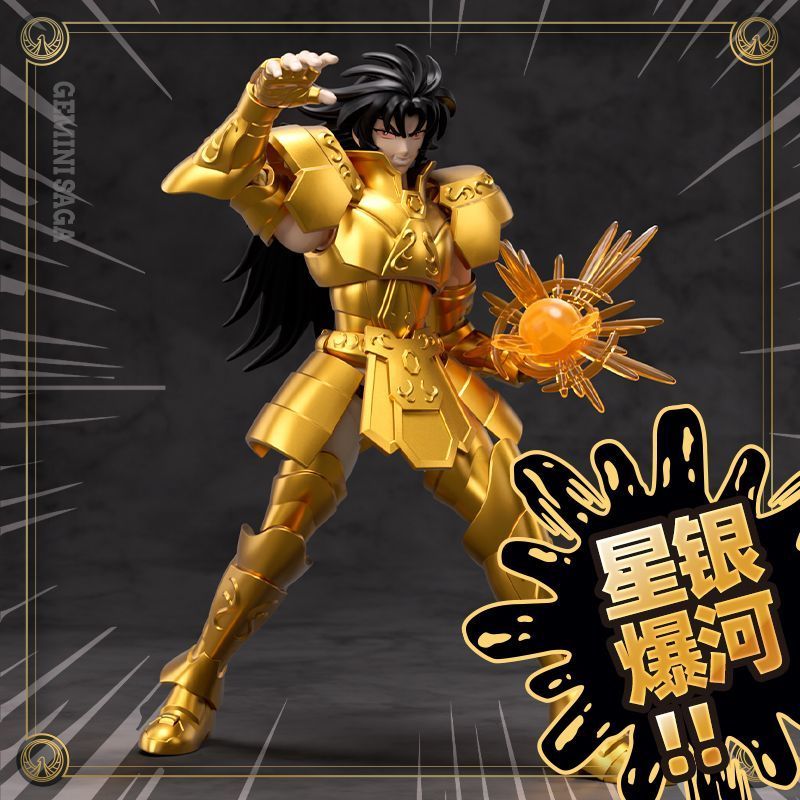 [Pluco] Saint Seiya Beyond Edition Golden Saint Seiya Gemini Phoenix โมเดลประกอบที่สามารถเคลื่อนย้ายได้