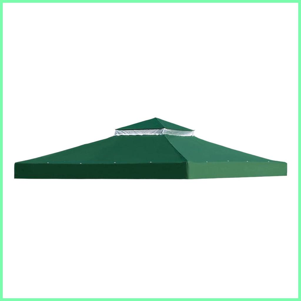 Gazebo ฝาครอบเปลี่ยน 10x10ft กันน้ํา Air Vent 10x10 Gazebo Canopy เปลี่ยนด้านบนสําหรับลานกลางแจ้ง sh