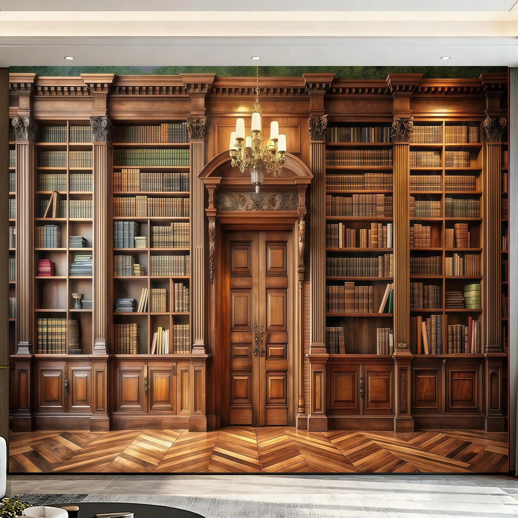 Wooden bookshelf decoration background cloth hanging cloth room bedroom living room wall mural tapestry