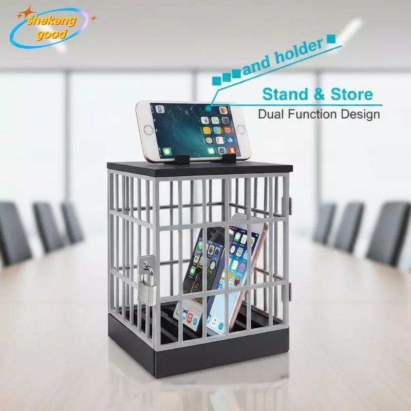 กล่องขังโทรศัพท์มือถือ Jail พร้อมจับเวลา ที่วางมือถือ