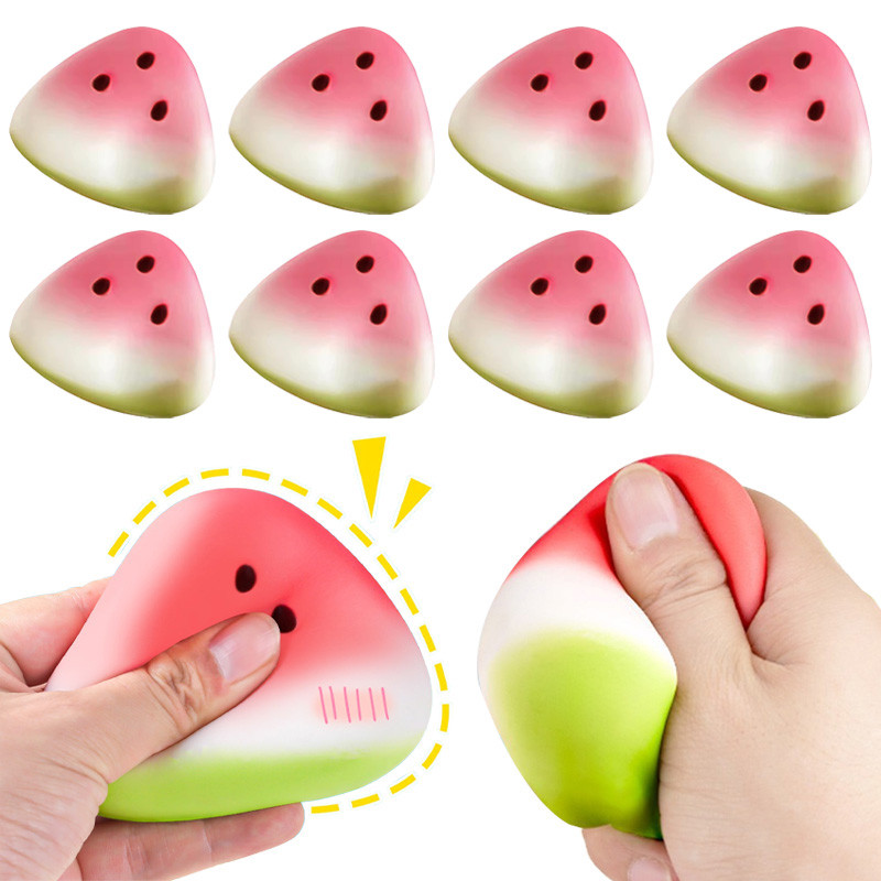 Anti-stress Squishy ของเล่นแตงโมช้า Rising Fidget รูปที่ 4