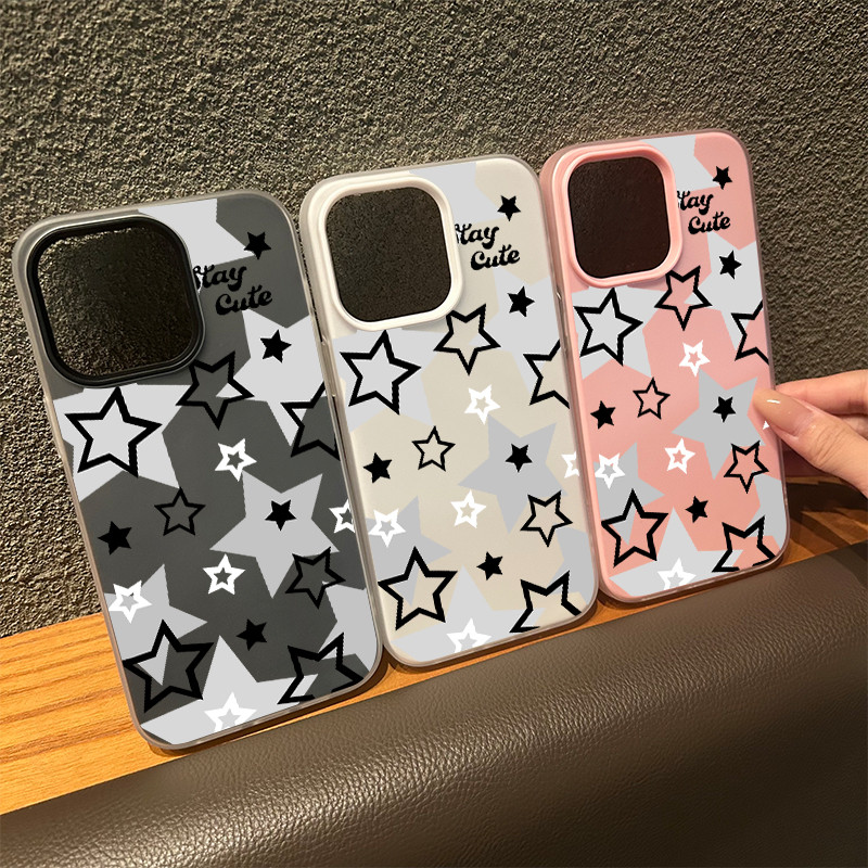 เคสแฟชั่น สำหรับ Samsung A50/A16/A14/A05S/A07/A06/M23/A23/A57/F17/F14/M14 ชาร์จไร้สายได้ ดีไซน์มินิมอล เคสมือถือน่ารัก