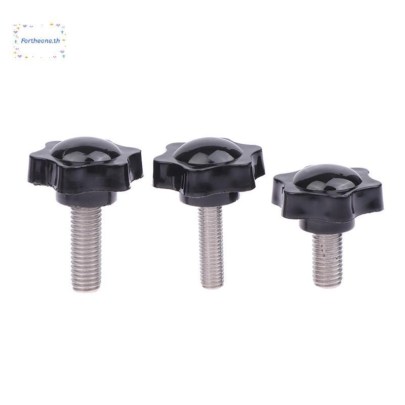 FOT 2PCS อุตสาหกรรมอุปกรณ์ M6 M8 M10 38 # ด้าย Star รูป Clamping Bolt ลูกบิด Bakelite พลาสติกหัวจับส