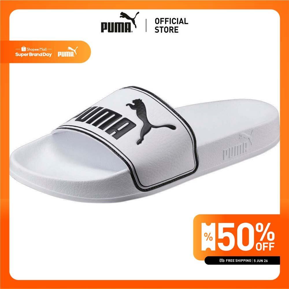 PUMA SWIMMING/BEACH - รองเท้าแตะ Leadcat Slide สีขาว - 36026308