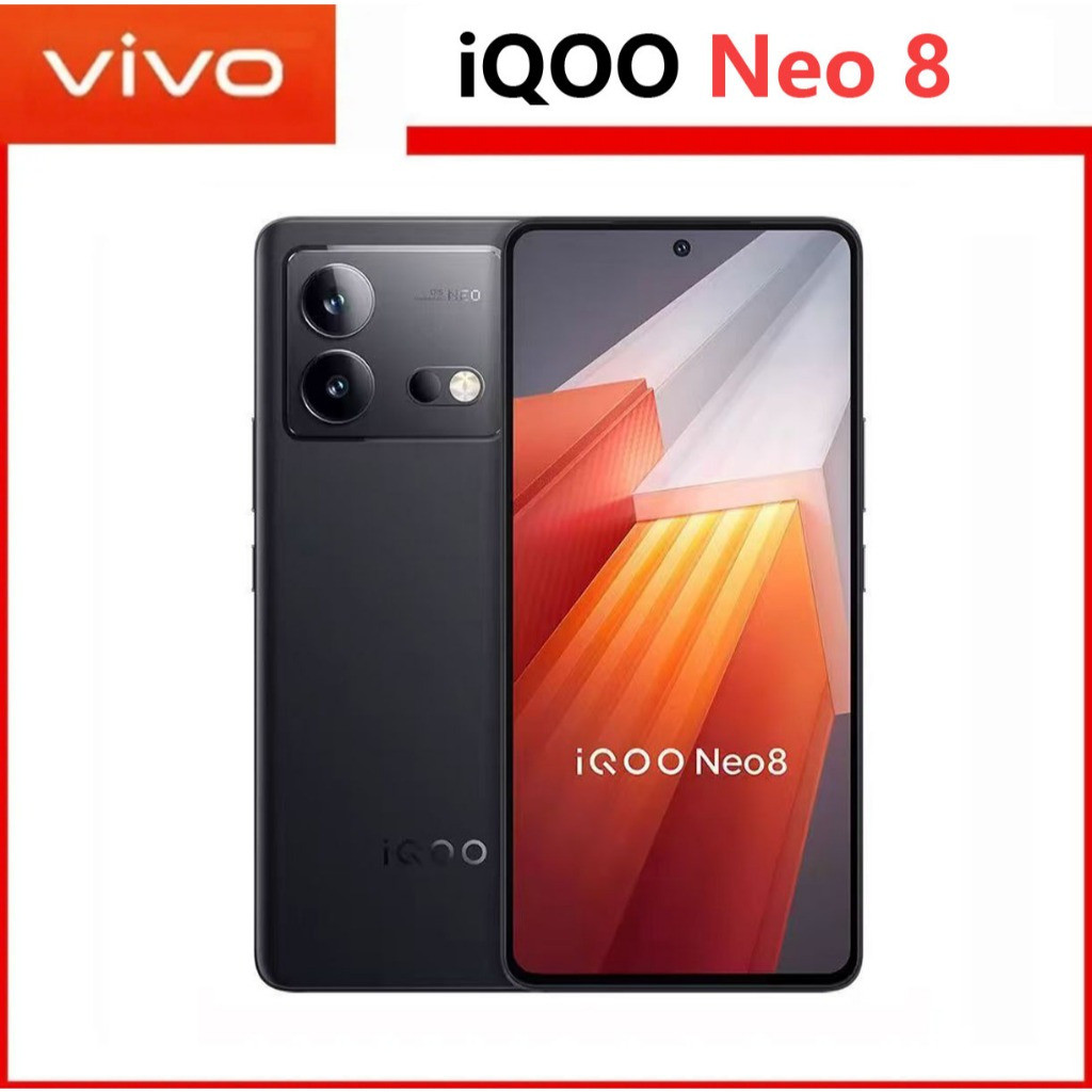 Vivo iQOO Neo 8 Snapdragon 8+ Gen 1 5G โทรศัพท์มือถือทุกสีสภาพดีโทรศัพท์มือสองต้นฉบับ