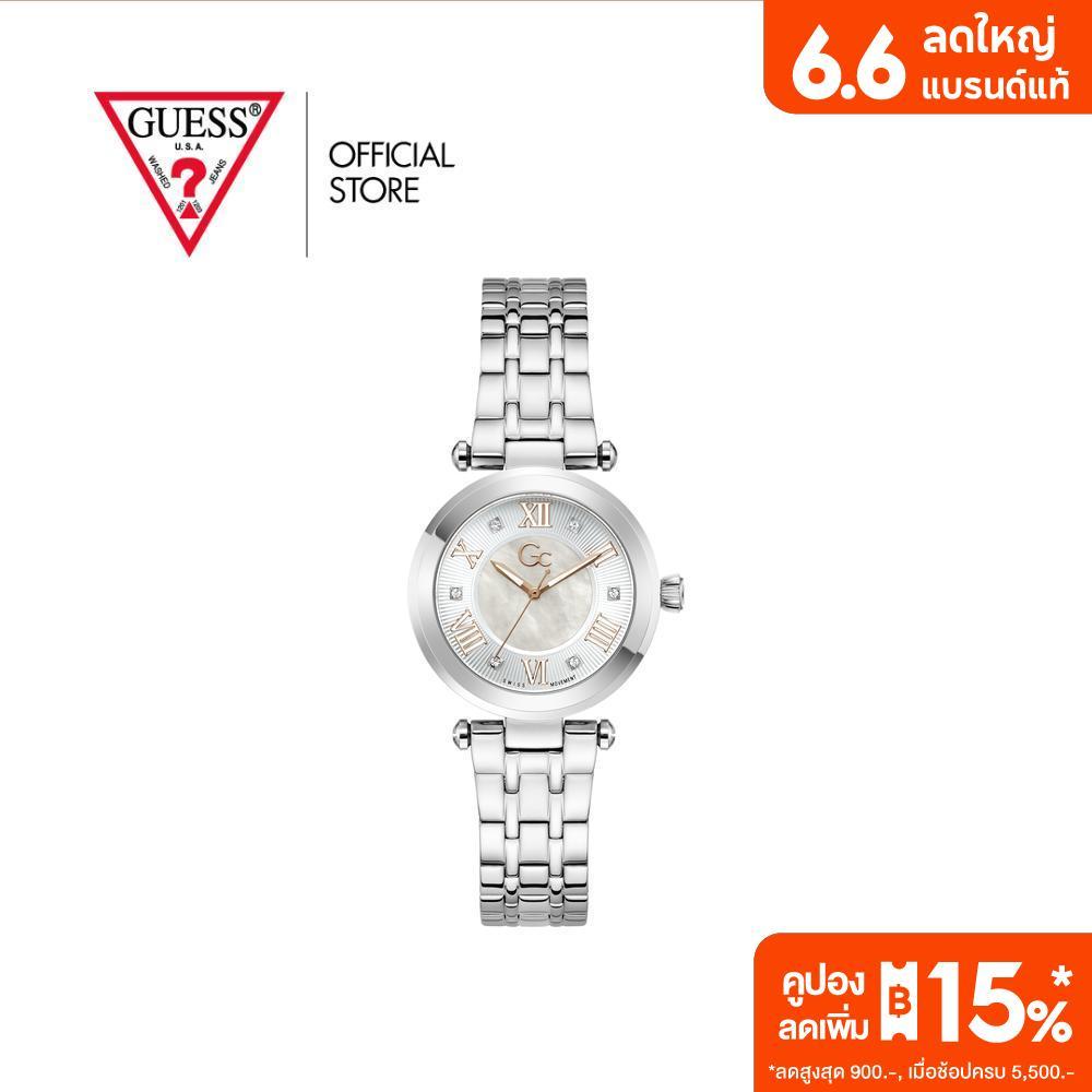 GUESS GC นาฬิกาข้อมือ รุ่น Gc TopChic Z63001L1 สีเงิน