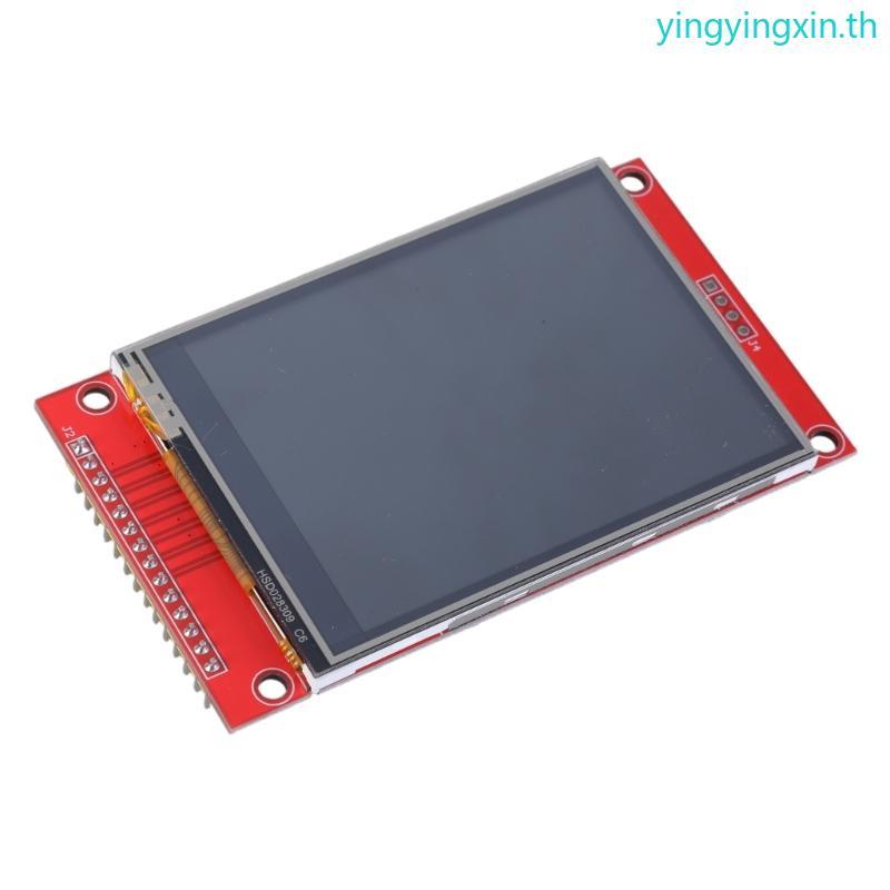 YIN ใหม่ 240x320 2 8 SPI TFT LCD สําหรับแผงสัมผัสโมดูลพอร์ตอนุกรม + PCB ILI9341 5V