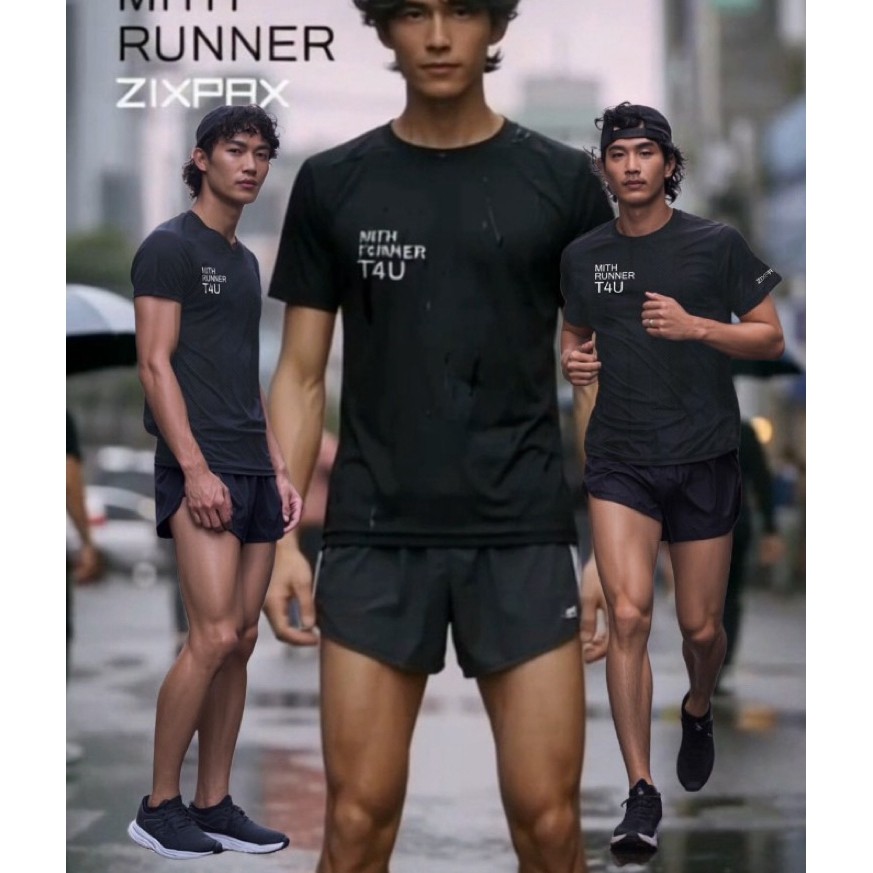 T4U RUNNING T-SHIRTS : ZIXPAX