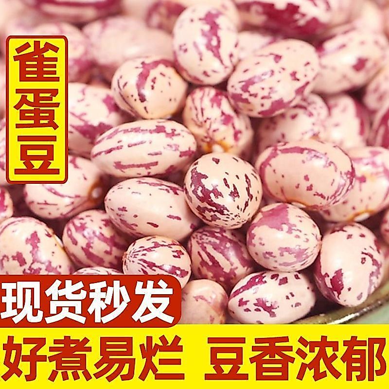 [ถั่วใหม่] Yunnanzhou Farmland Flower Kidney Beans Guizhou Peanut Beans Sparrow Egg Beans ผักดองข้าว