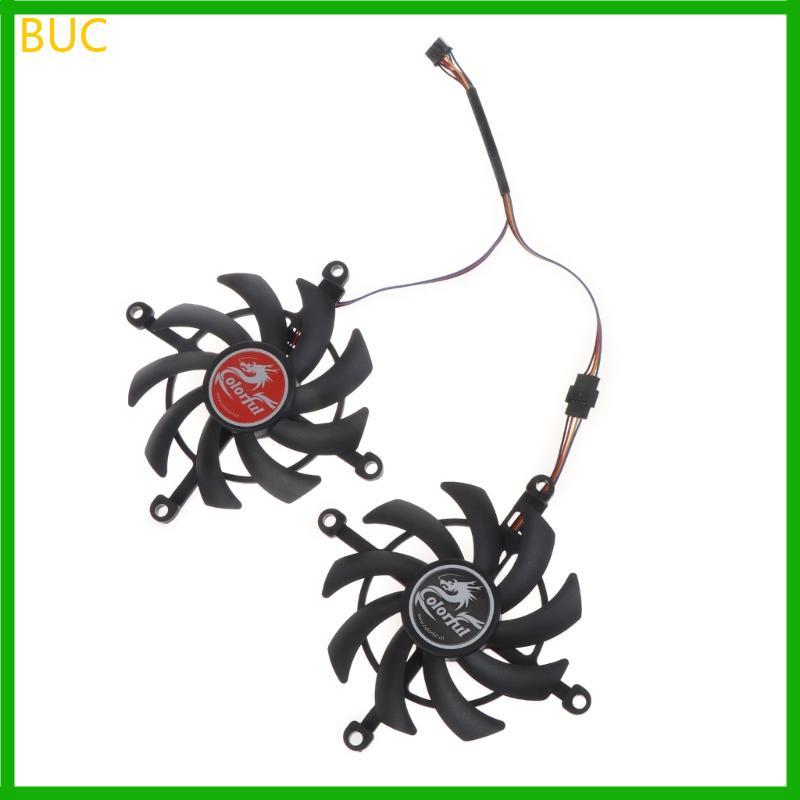 BUC 4Pin พัดลมกราฟิกสําหรับ Colourful GeForce RTX 3060 Ti RTX3060 DUO 12G V2 LV