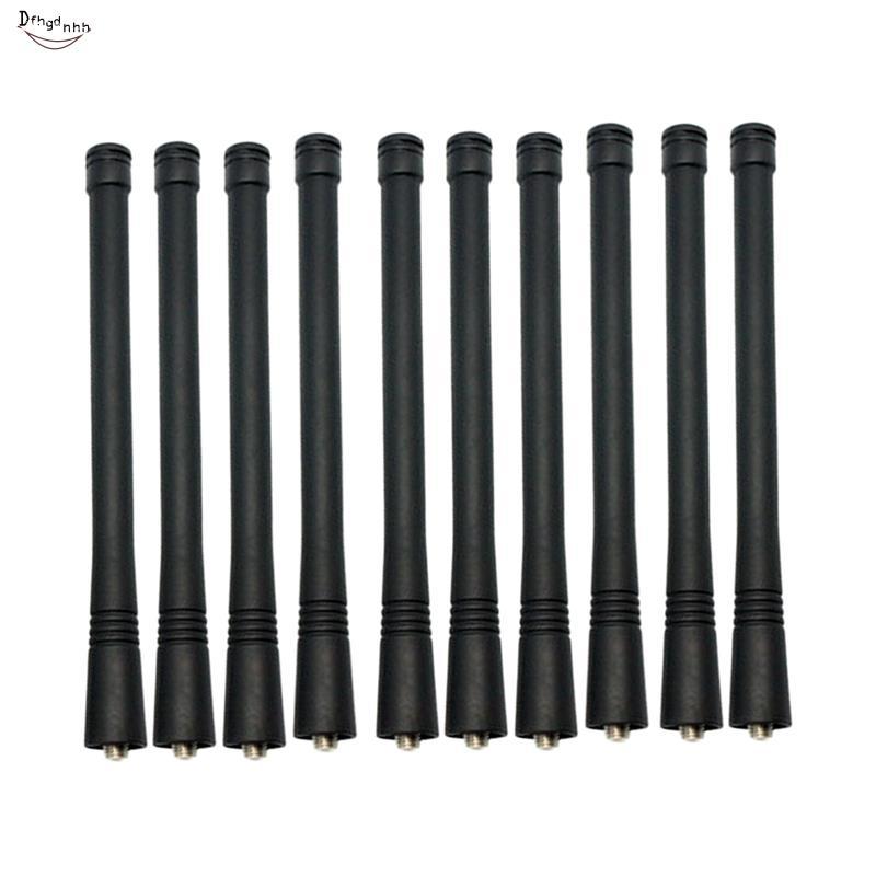 10 x VHF เสาอากาศวิทยุ Walkie Talkies GP88 GP88S GP328 GP338 GP338 PLUS 6 นิ้ว (15 ซม.) 136-174 MHz 