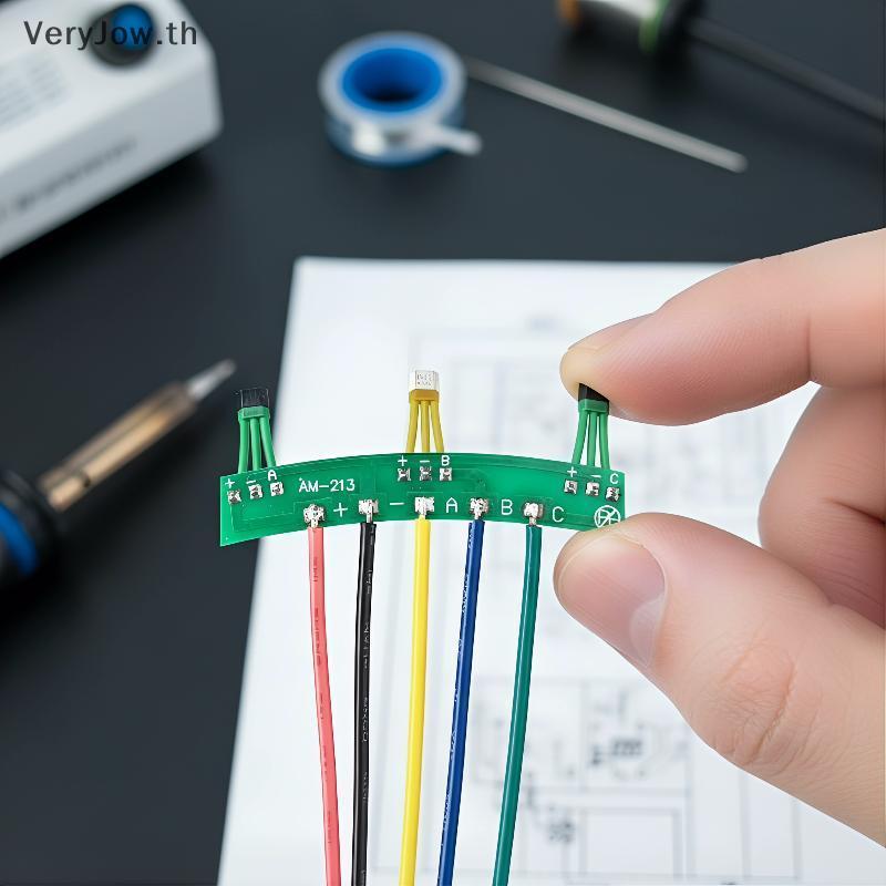 [VeryJow] 213 Brushless DC Motor Hall Sensor Set 3147 Hall Elements พร้อมบอร์ดและลวดทนทานสําหรับยานพาหนะไฟฟ้า [TH]