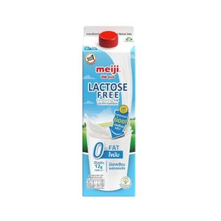 เมจิ นมสดแลคโตสฟรีไม่มีไขมัน Meiji Lactose Free Non-Fat Milk 946ml.