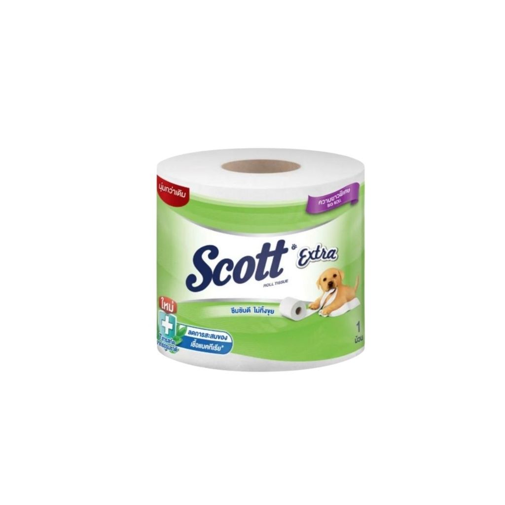 สก๊อตต์ เอ็กซ์ตร้า กระดาษชำระยาวพิเศษ Scott Extra Toilet Tissue Big 1Pcs.
