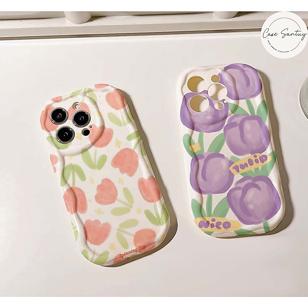Softcase ความงามดอกไม้ทิวลิปอินเทรนด์สําหรับXiaomi Redmi A1 A2 A3 9 9A 9C 9T 10 10A 10C 12 12C 13 13
