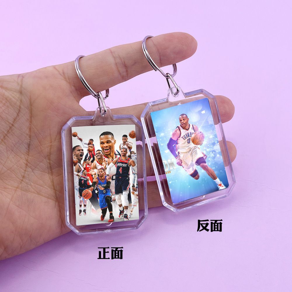 พวงกุญแจนักเรียนอุปกรณ์ต่อพ่วง NBA Kobe James JY