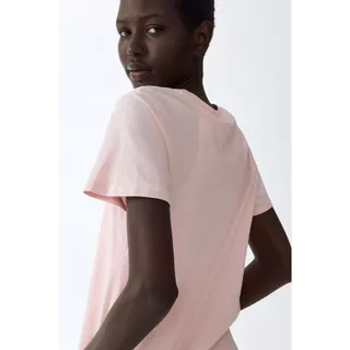 H&M(เอชแอนด์เอ็ม) เสื้อยืดคอตตอน Women Cotton T-shirt 1270848_7