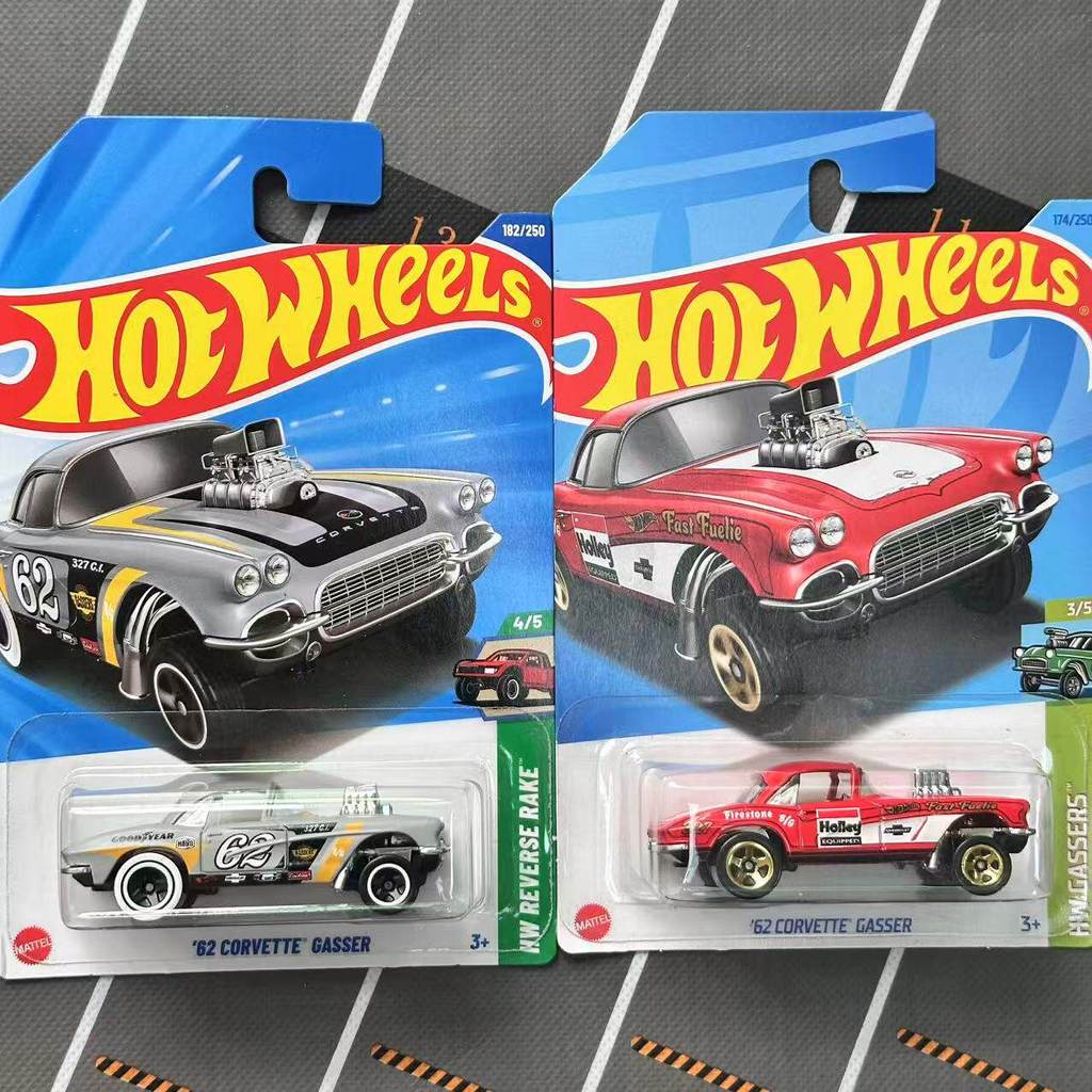 Hot Wheels C4982 การ์ดทั่วไป CORVETTE CORVETTE GASSER