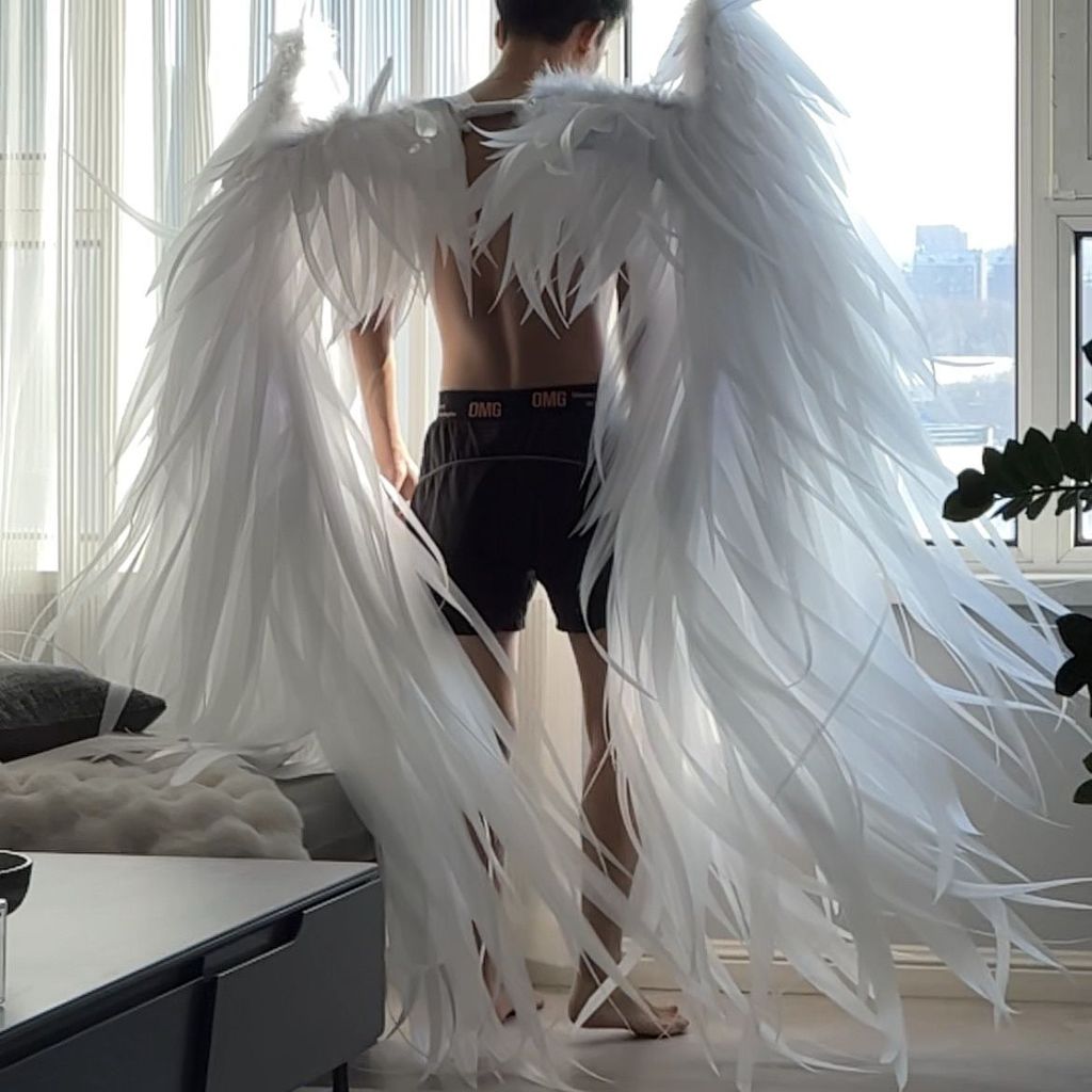 Studio Wings Live cos Angel Wings Influencer ขนาดใหญ่ Angel Photo Feather Photo Show Wings