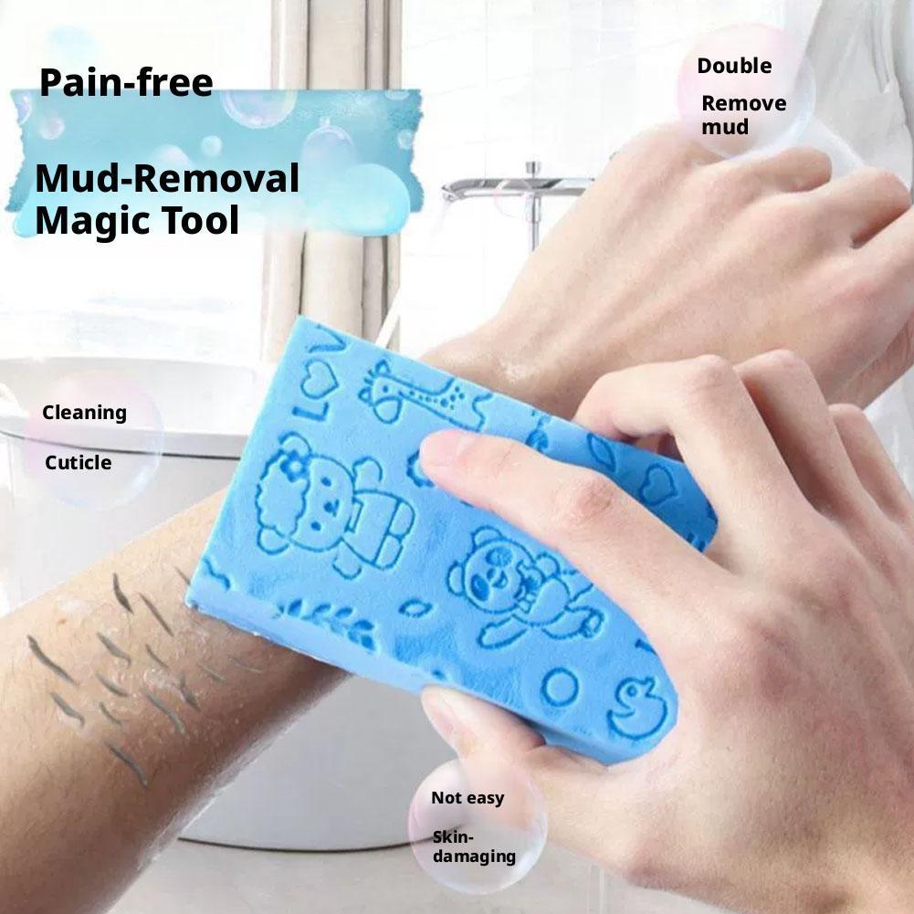 Bath Exfoliating Sponge Soft Scrubber ฟองน้ําอาบน้ําสําหรับ Gentle Bath Care B2d0