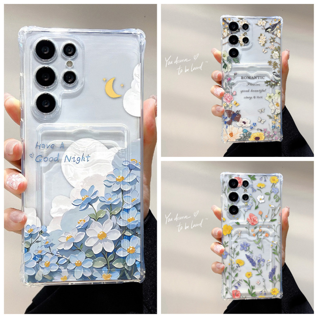 เคสใส่บัตร สำหรับ Samsung A06 A57 A56 A37 A07 A55 A16 A17 A54 A26 A36 A05 A05S A15 A35 A12 A34 A14 S24 A52 A13 A23 A25