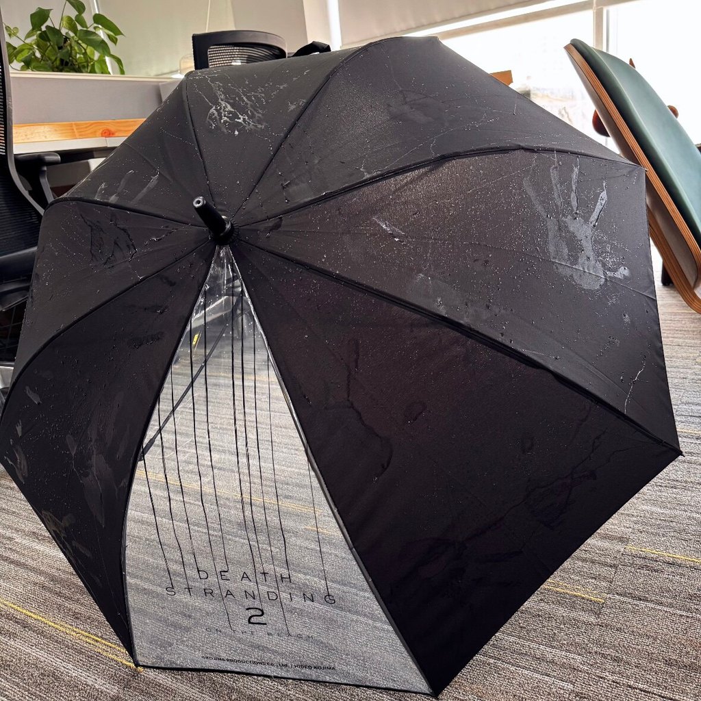Death Stranding Limited Merchanting ร่มสร้างสรรค์โปร่งใสเย็บร่มด้ามยาวร่มฝนหรือฝนพัดลมคอลเลกชันของขวัญ