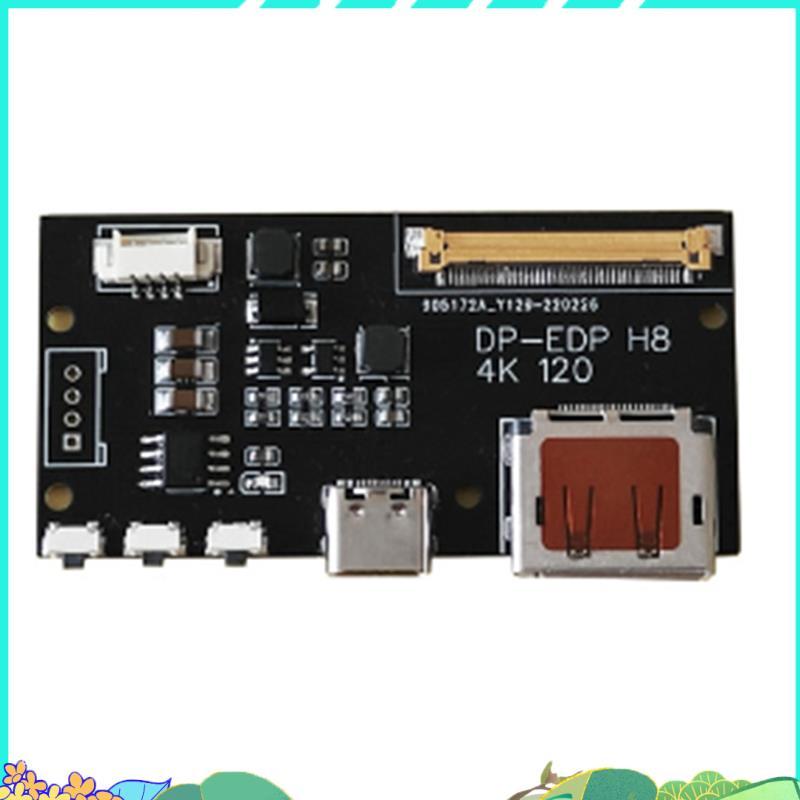 DP to EDP 4K 120HZ DIY4K Driver Board 4K 2K 1080 อะแดปเตอร์สําหรับจอแสดงผลแบบพกพา (A) ใช้งานง่าย