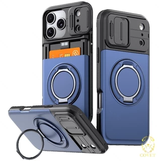 EIRVEXEL เคสใส่บัตรในตัวเข้ากันได้กับ IPhone 17 16 15 14 13 12 11 Pro Max พร้อมอเนกประสงค์สําหรับงานหนัก เรียบง่าย และทนต่อการตก