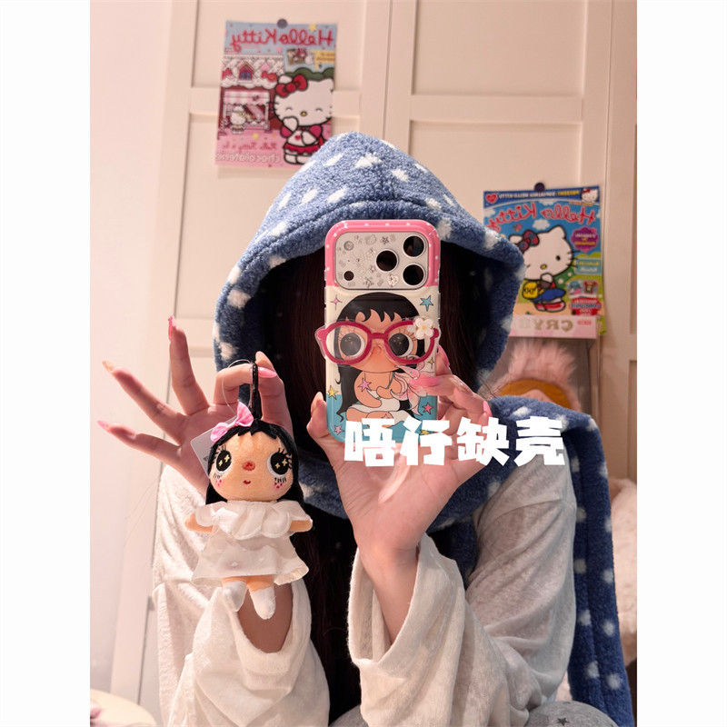 Star Lily Girl เหมาะสําหรับเคสโทรศัพท์มือถือ iPhone17, Apple 16promax ใหม่ 15pro ผู้หญิง 13 เคสป้องกัน 14 17promax 16pro 14promax 15promax
