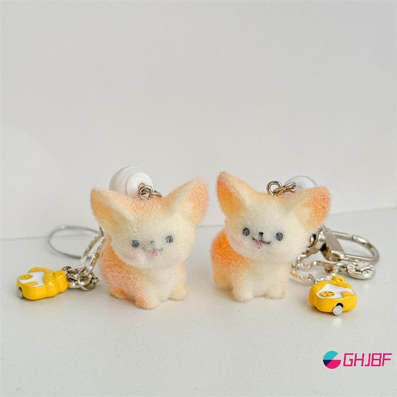 GHJBF] น่ารักการ์ตูนแฟนซีFloing Broad-eared Foxพวงกุญแจจี้Original Paaเครื่องประดับกระเป๋าเชือกเส้นเ