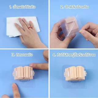 JoyTray ที่แขวนไม้กวาด ที่แขวนไม้กวาดติดผนัง ไม้ถูพื้น ติดตั้งง่าย แข็งแรงทนทาน ที่หนีบอเนกประสงค์