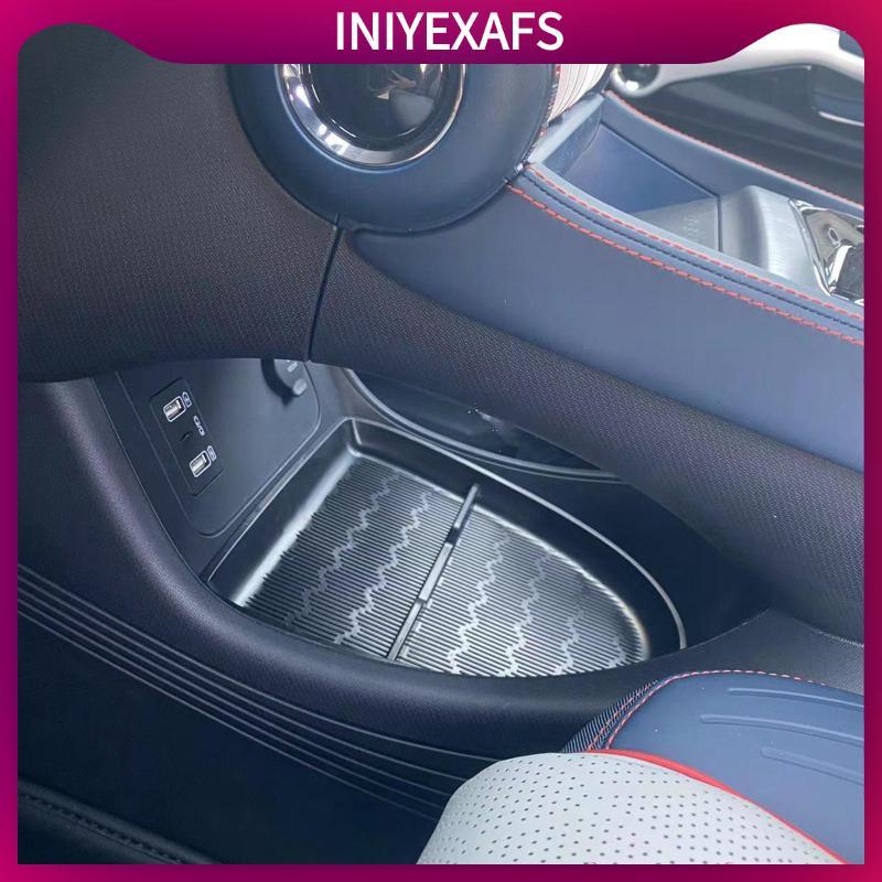 [iniyexafs] อุปกรณ์เสริมในรถยนต์ที่วางแขนถาดเก็บ TPE ออแกไนเซอร์สําหรับ BYD Yuan Plus ATTO 3 2022 กระเป๋ารถ Organizer