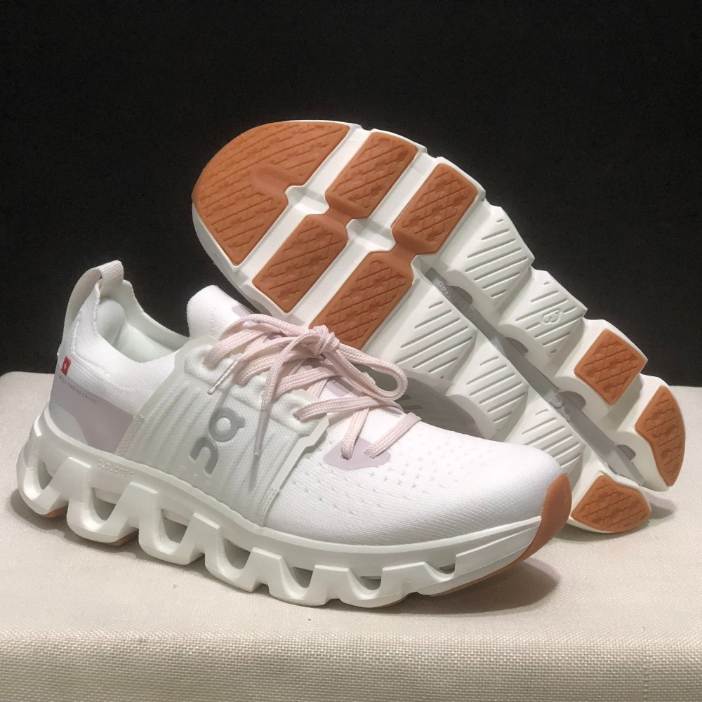 On Running On Cloudswift 4 รองเท้าวิ่งสําหรับผู้ชายและผู้หญิง รองเท้าผ้าใบ Unisex คู่ Shock-absorbing ตาข่ายระบายอากาศ Casual เดินรองเท้าและจ๊อกกิ้ง 4NMN