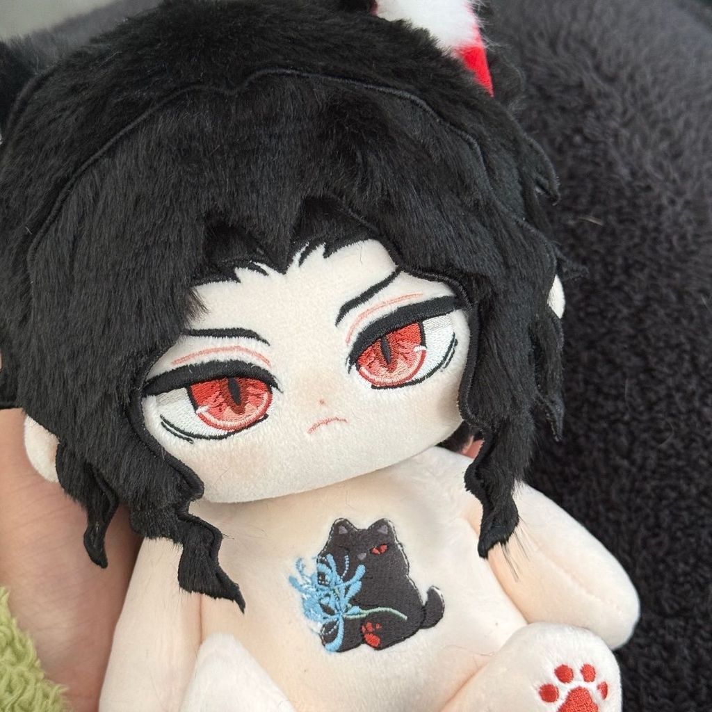 Demon Slayer Kibutsuji Muzan 20 ซม.ตุ๊กตาน่ารักแต่งตัวของเล่นตุ๊กตา