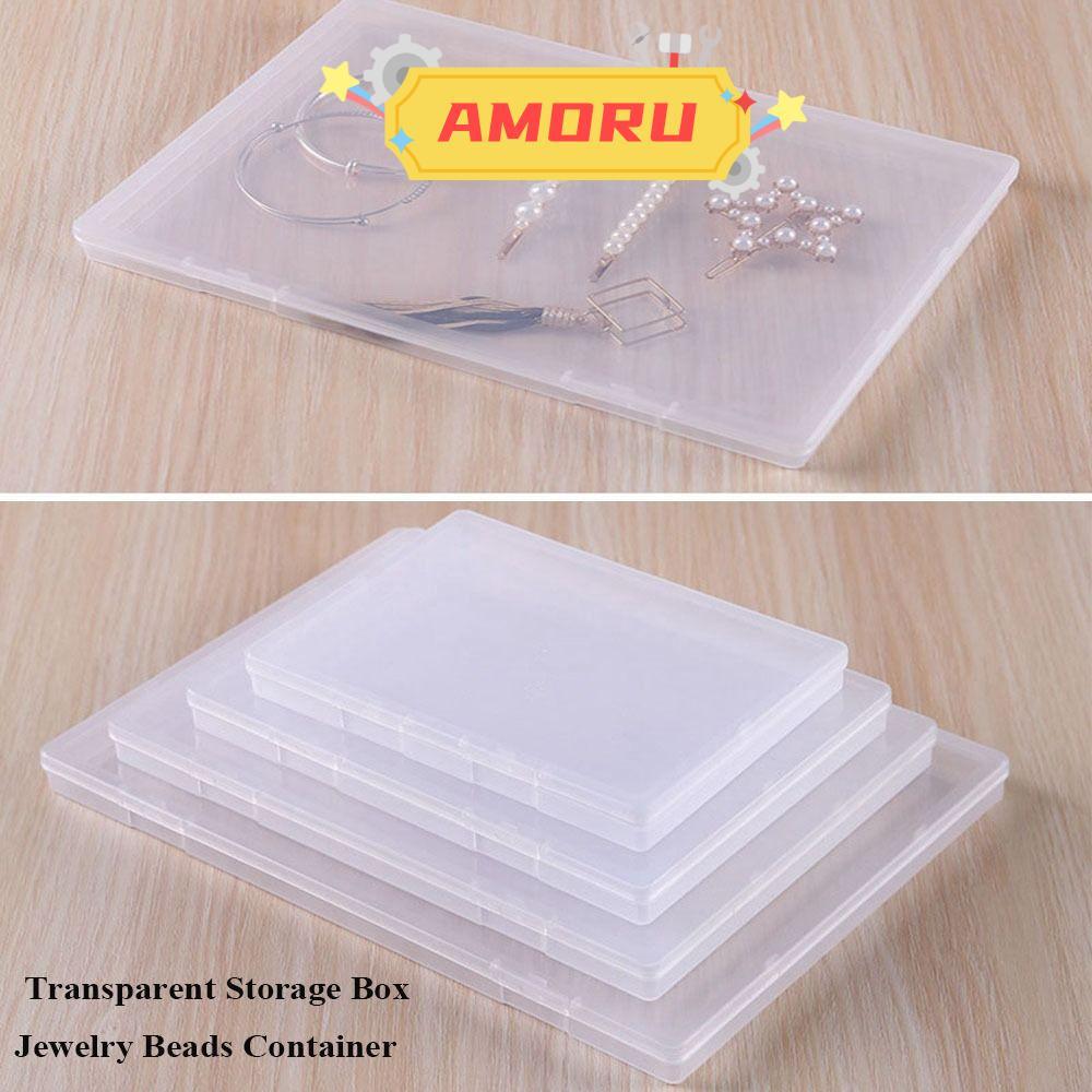 AMOR12U7 เครื่องประดับลูกปัดคอนเทนเนอร์ 4 Sizse Sundries Organizer ตกปลาเครื่องมืออุปกรณ์เสริมสินค้าขนาดเล็ก