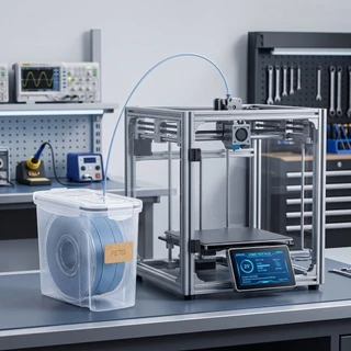 ELMER 4 ชิ้น 3D การพิมพ์กล่องเก็บเส้นใย,กันฝุ่นโปร่งใส 3D การพิมพ์เส้นใยคอนเทนเนอร์,แบบพกพา Airtight Moisture Proof Filament แห้งกล่องปิดผนึก