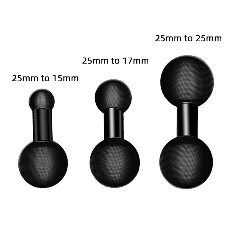 E Double Ball Mount Adapter 1 Inch To 25mm/17mm/20mm Composite Extension Ball for Standard Dual Ball