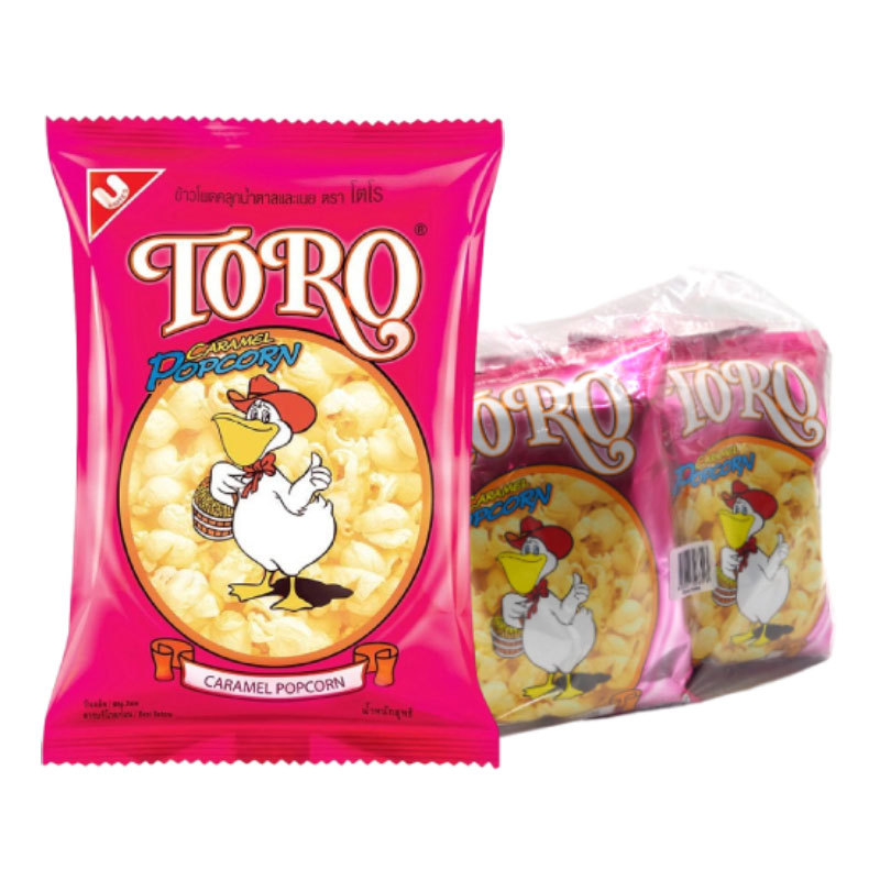 โตโร ข้าวโพด รสเนย 80 ก. x 4 (TORO Popcorn Extrude 80 g x 4)