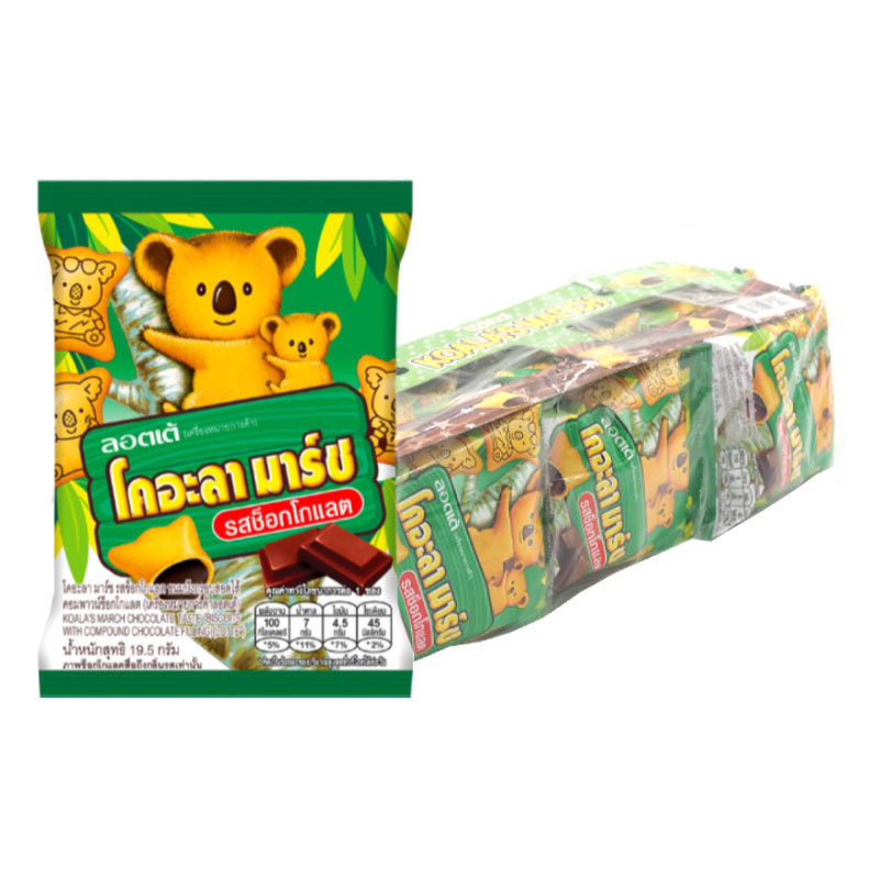 โคอะลา มาร์ช บิสกิตแพ็คสายแขวน 19.5 ก. x 12 (KOALA'S MARCH Hanging 19.5 g x 12) โปโลแมน POLOMAN