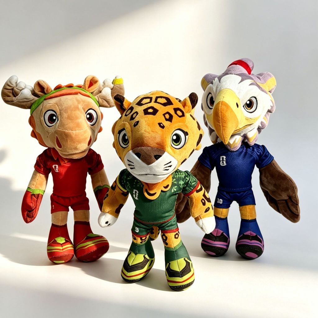 2026 Megamo World Cup สินค้า Hercules Cup Mascot ตุ๊กตาตุ๊กตาพวงกุญแจ