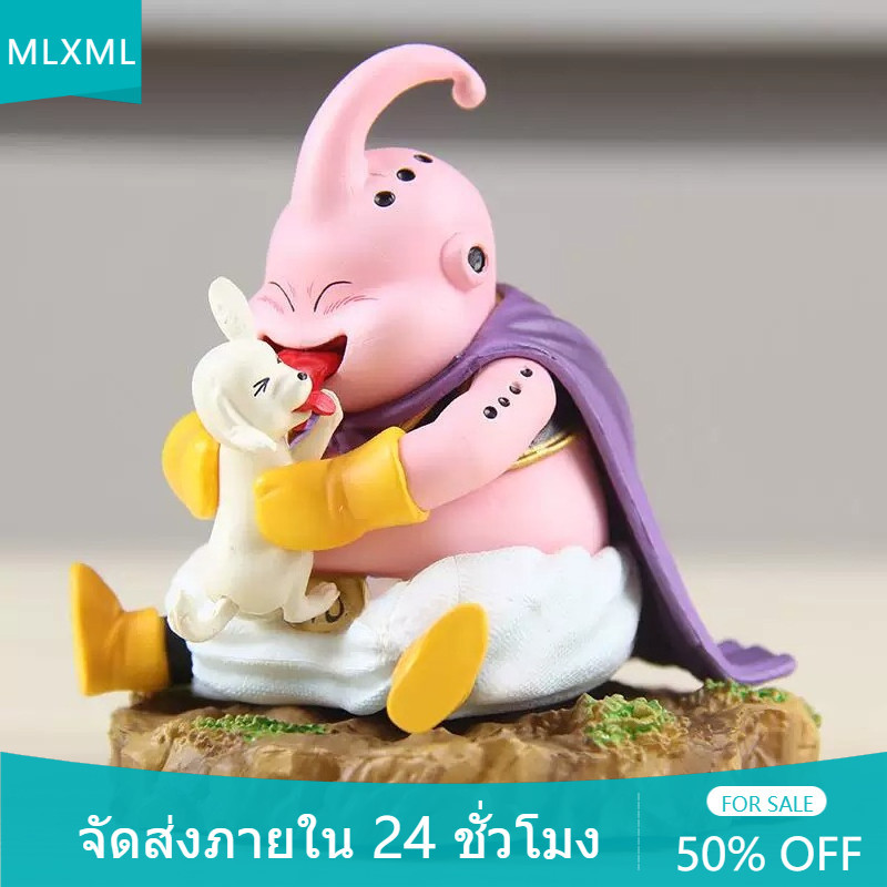 รุ่น Q ฟิตเนสกล้ามเนื้อ Majin Buu DRAGON BALL Super Saiyan คอสเพลย์ Action Figure ตุ๊กตาสะสมของเล่นข