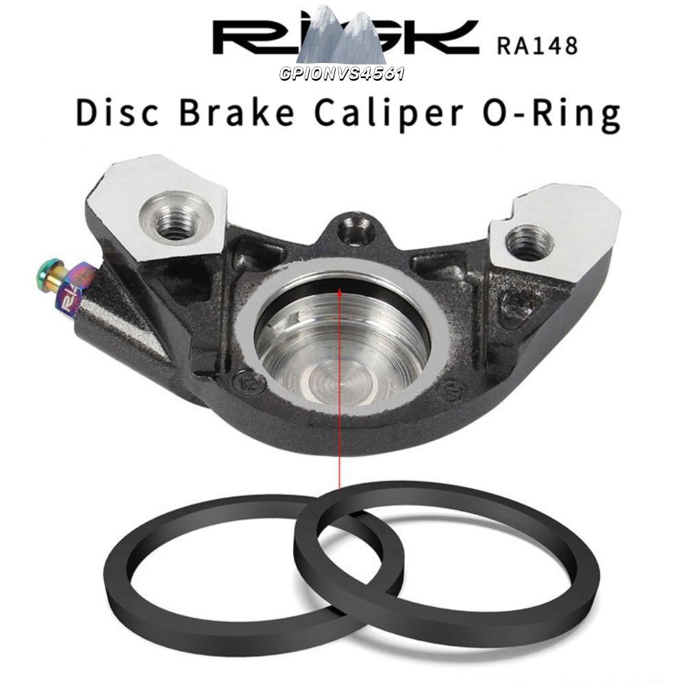GPIONVS4561 2 ชิ้นแหวนปิดผนึก,สีดํา RISK Disc เบรค Caliper, เบรคลูกสูบ O-Ring สําหรับ SLX M7000 XT M