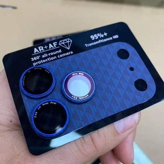 Kevlar คาร์บอนไฟเบอร์เนื้อเต็มเลนส์ป้องกัน Flim สําหรับ iPhone 17 Pro Max 17Pro กล้องด้านหลัง AR AF HD Nano Glass Shatterproof ฝาครอบโลหะ Anti Scratch Protector