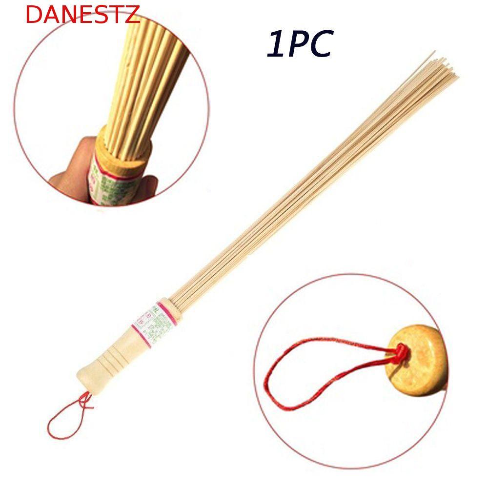 DANESTZ Bamboo Wood Massage Fitness Sticks Hammer Stick Wooden Handle Natural Bamboo Pat Health Care Tool
