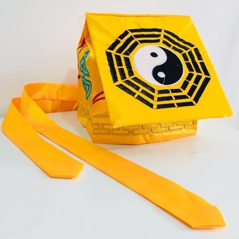 【huaicuo2.th】 {现货/速发}道家用品道家法器道士帽庄子巾九梁巾六角帽莲花冠八卦帽道帽道巾Taoist supplies, Taoist tools, Taoist hats, Zhuan