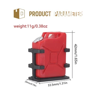 ร้านอยู่ที่ไทย อุปกรณ์ตกแต่งรถยนต์ สำหรับ1/10 RC TRX4 SCX10 จําลองการใช้ถังน้ำมัน ขนาดกะทัดรัด ทนทาน
